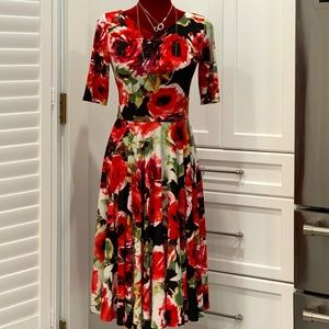 Lovely Marc Bouwer Floral Dress